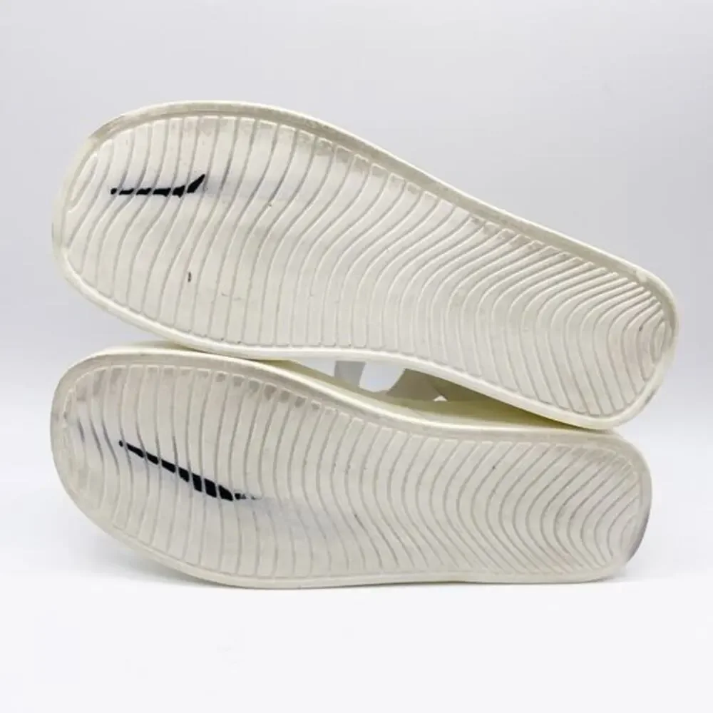 Steve Madden Women's Justine Open Toe White Leather‎ Sandals Size 10M